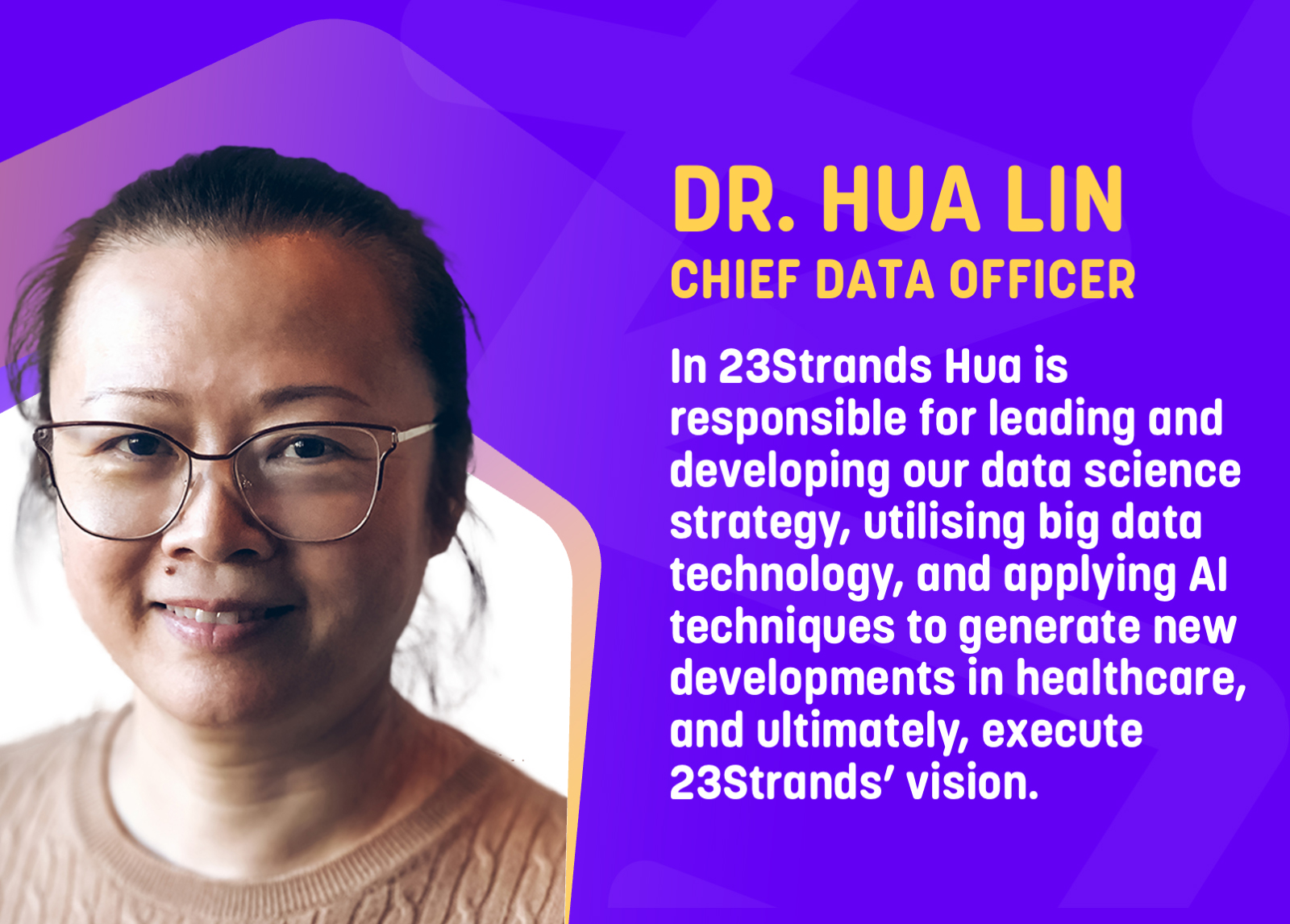 Dr Hua Lin, our Chief Data Officer plays a pivotal role in 23Strands securing ARC grant